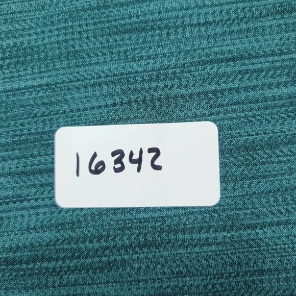 Greg Norman 1/4 Zip Pullover Shirt Men Size XL Green Striped Golf Shark Logo - Picture 9 of 9